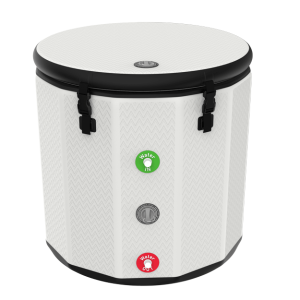 White Single Ice Bath Bucket