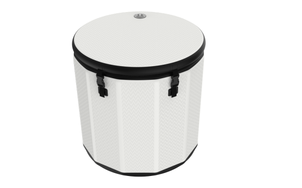 White Single Ice Bath Bucket - Image 4