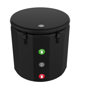 Black Single Ice Bath Bucket