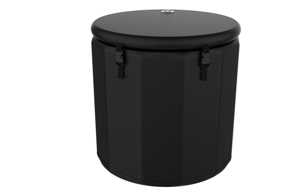 Black Single Ice Bath Bucket - Image 2